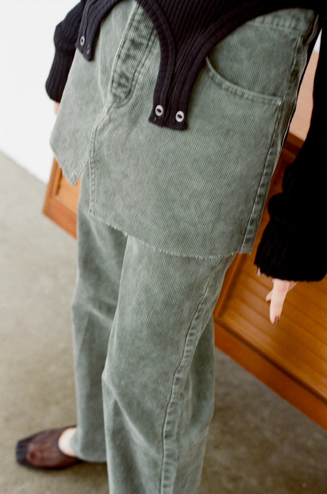 PETAL GREEN CORDUROY