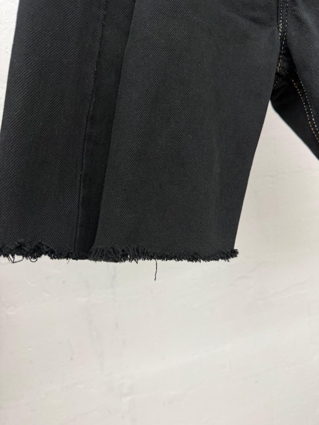 SWITCHING HALF DENIM ‐BLKS4