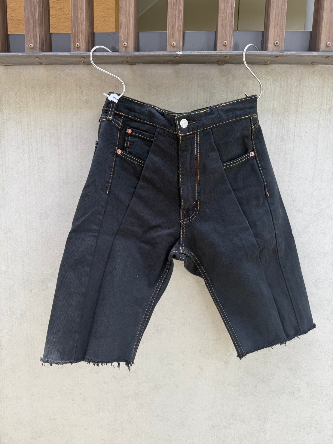 SWITCHING HALF DENIM ‐BLKM4