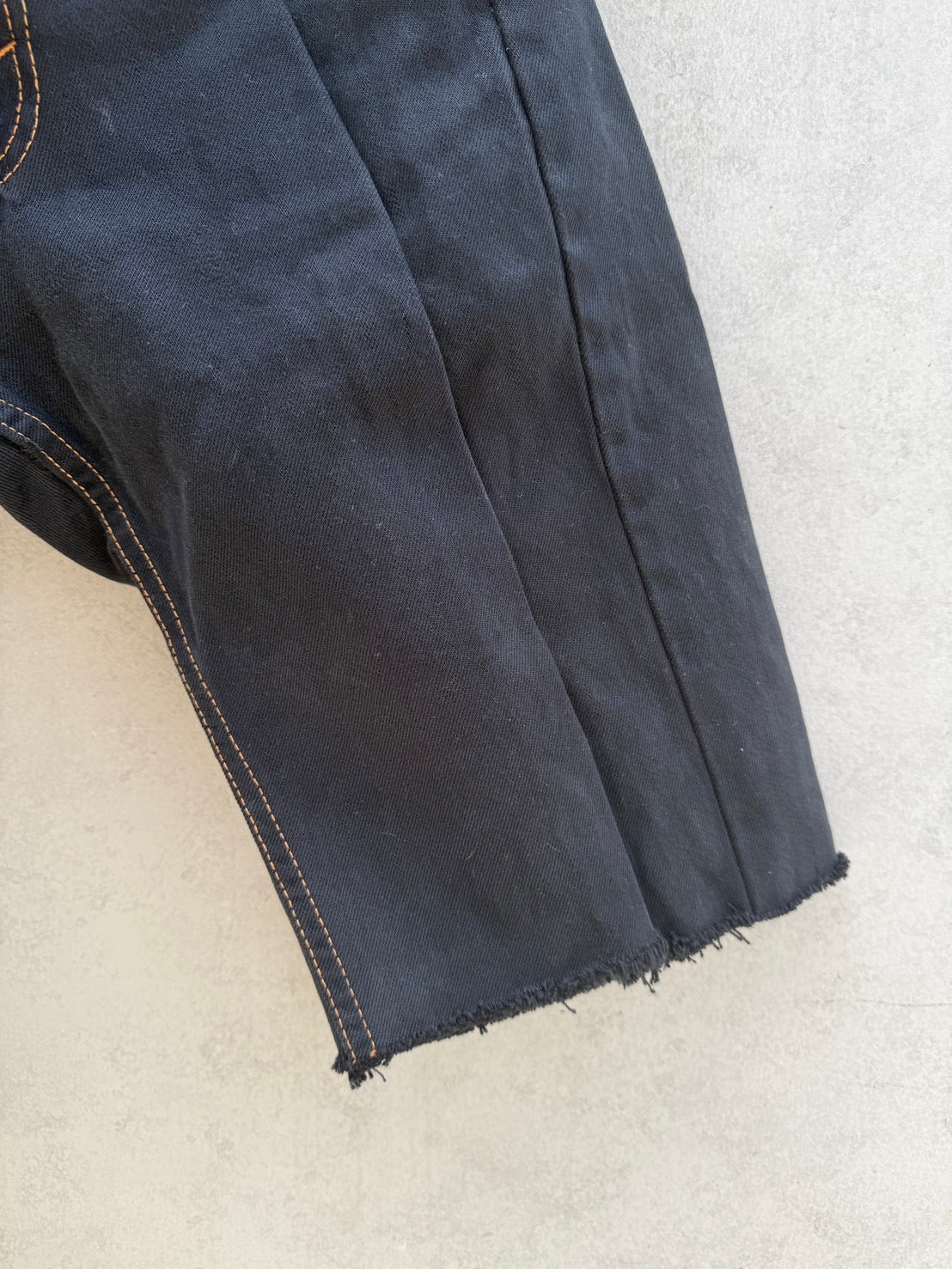 SWITCHING HALF DENIM ‐BLKM4