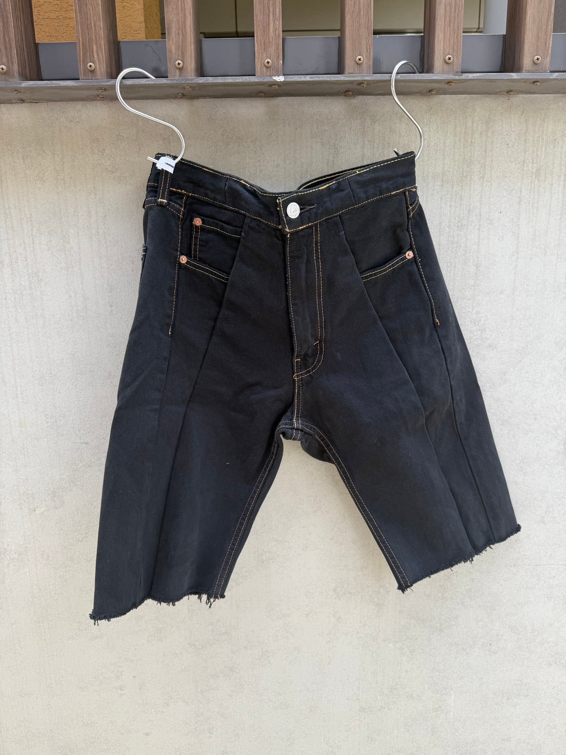 SWITCHING HALF DENIM ‐BLKM4