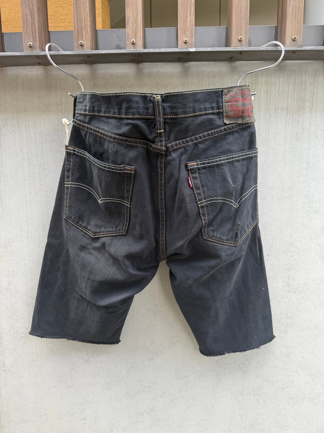 SWITCHING HALF DENIM ‐BLKM4