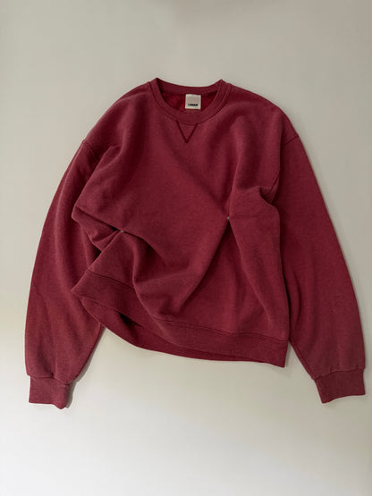 SNAP BUTTON BLEACH SWEAT-1