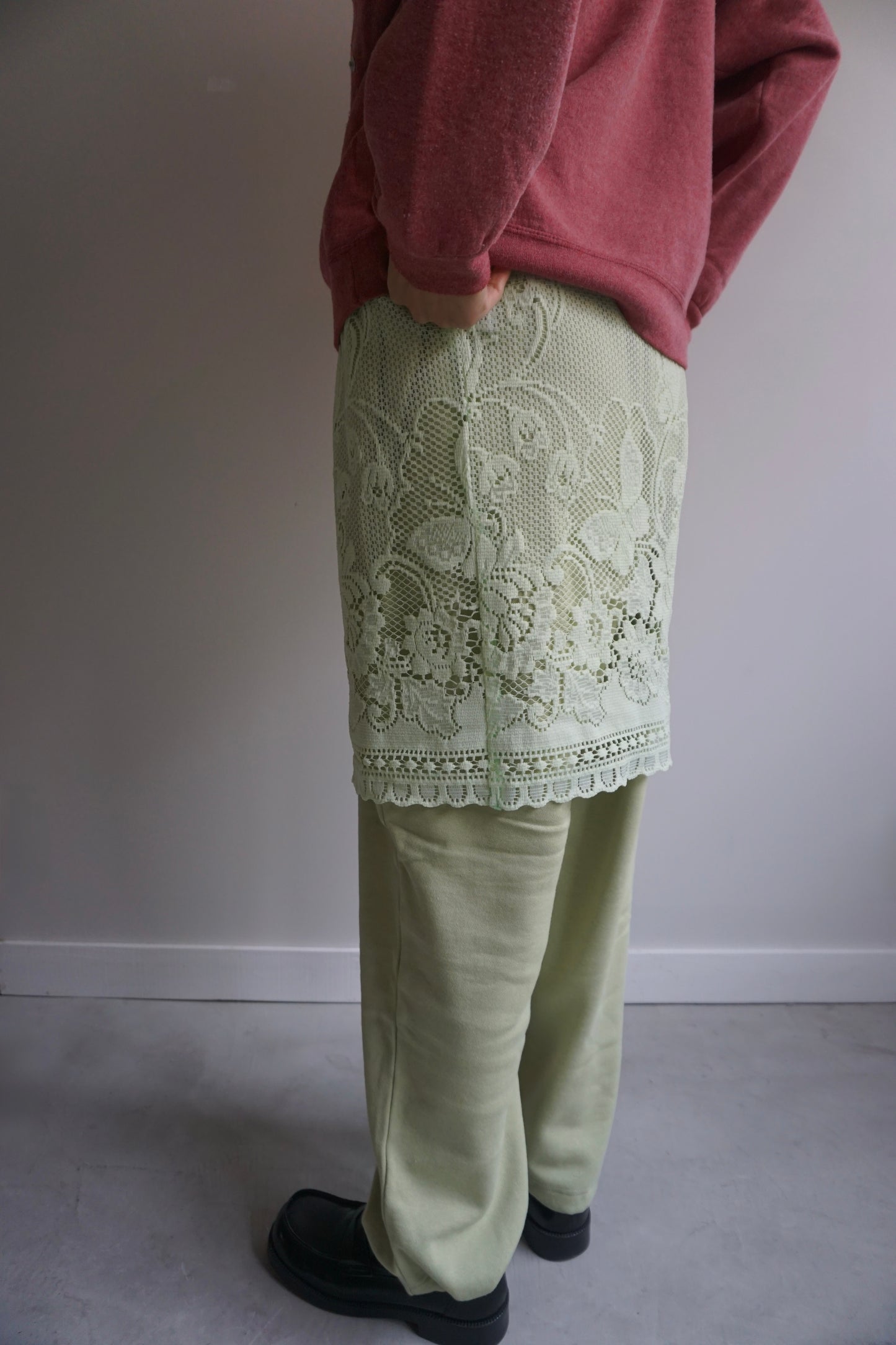LACE SKIRT MELON-3