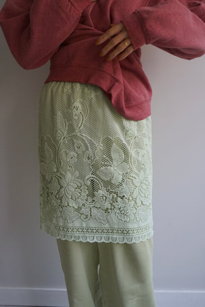 LACE SKIRT MELON-3