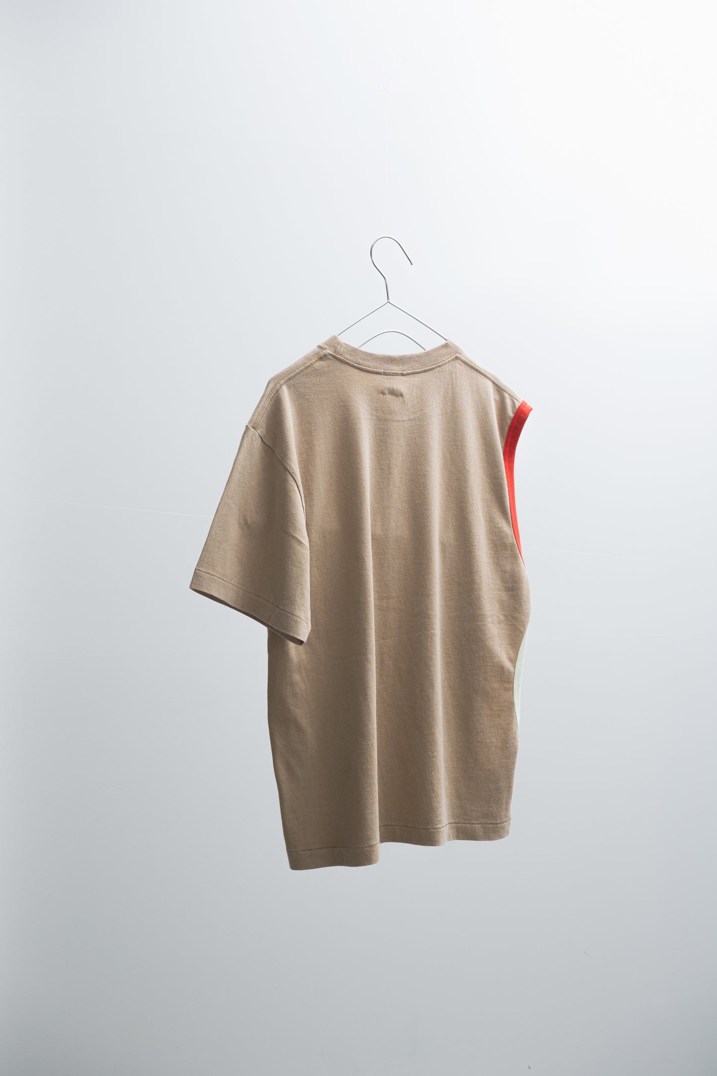 TWO TONE ASYMMETRY T-SHIRT