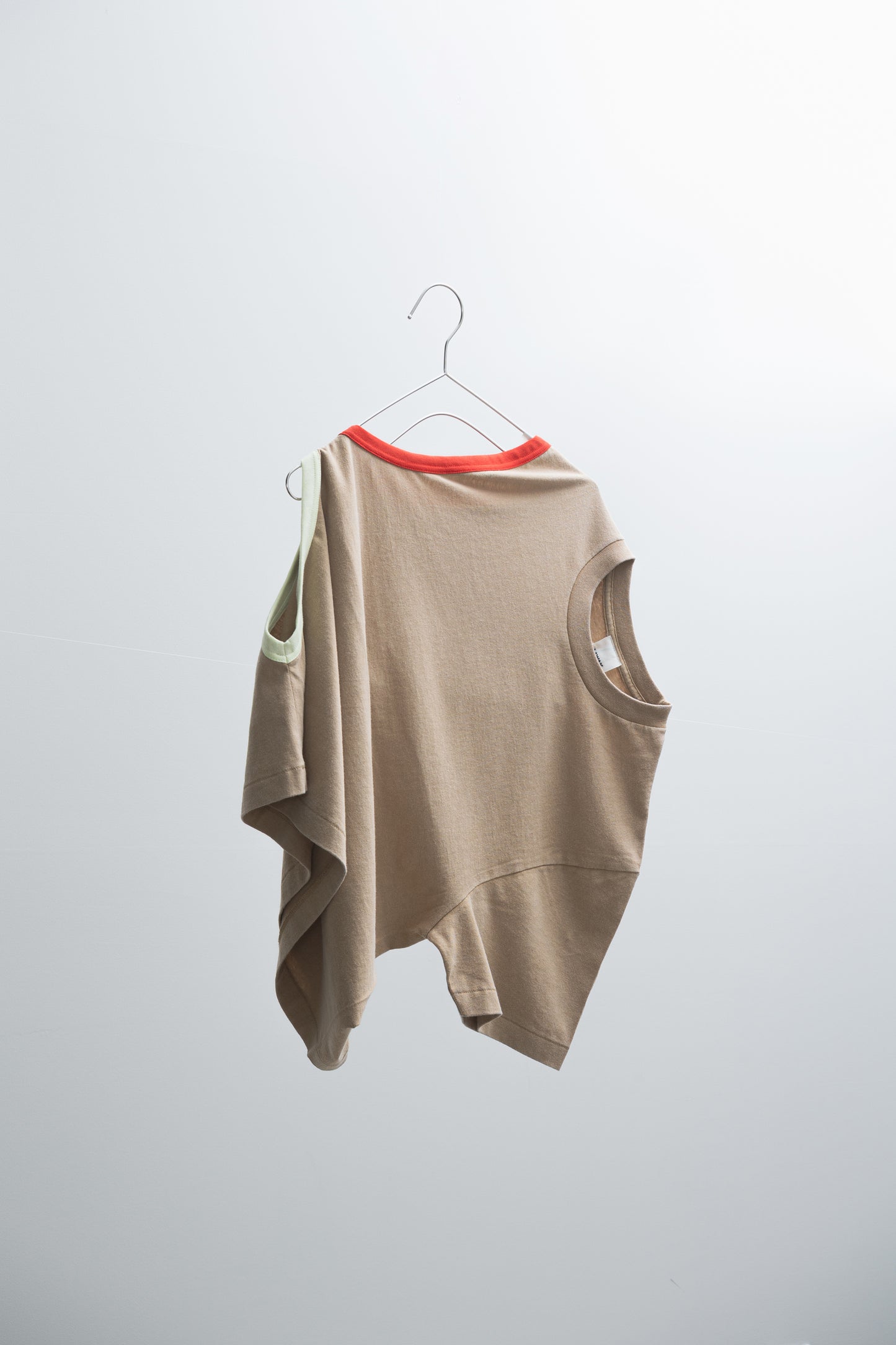 TWO TONE ASYMMETRY T-SHIRT