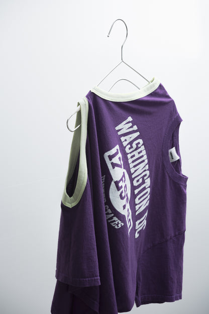 REMAKE ASYMMETRY T-SHIRT 1
