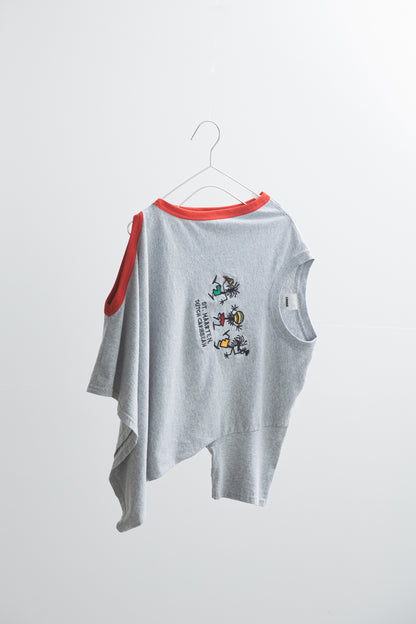 REMAKE ASYMMETRY T-SHIRT 6
