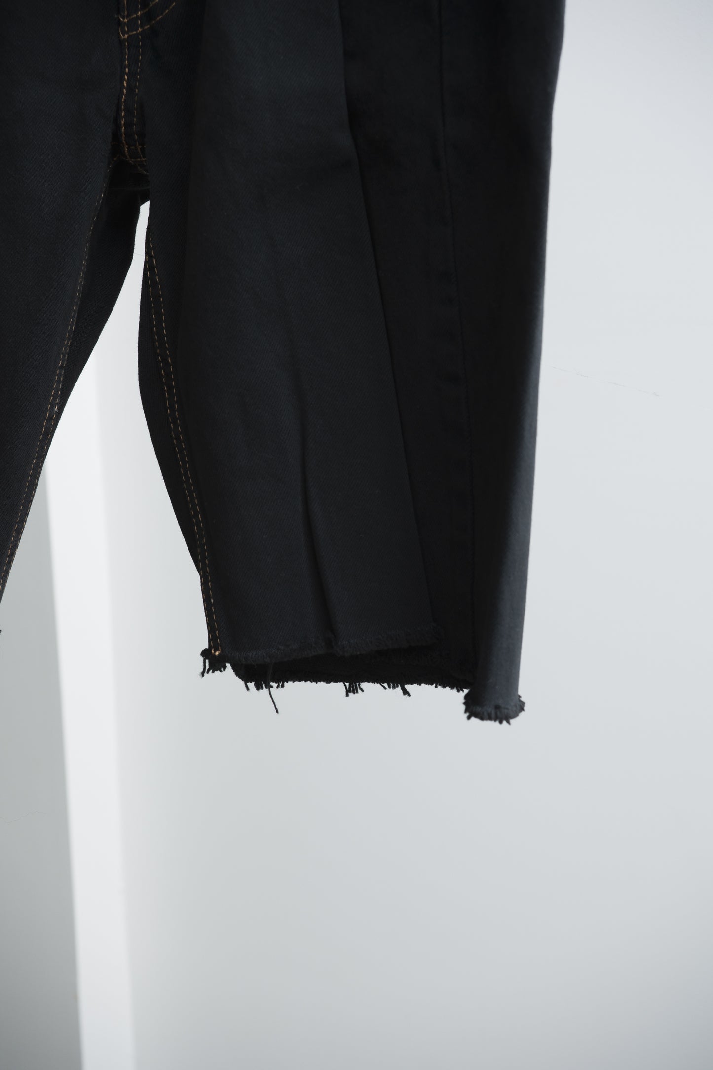 SWITCHING HALF DENIM ‐BLKS8