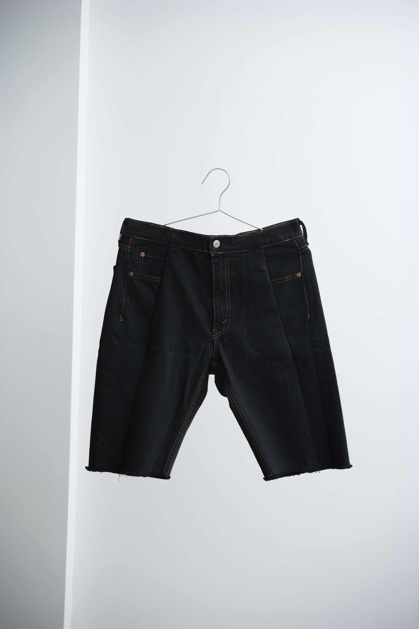 SWITCHING HALF DENIM ‐BLKM4
