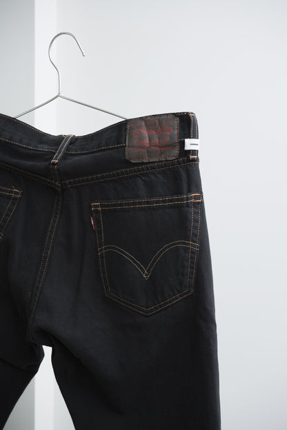 SWITCHING HALF DENIM ‐BLKM4