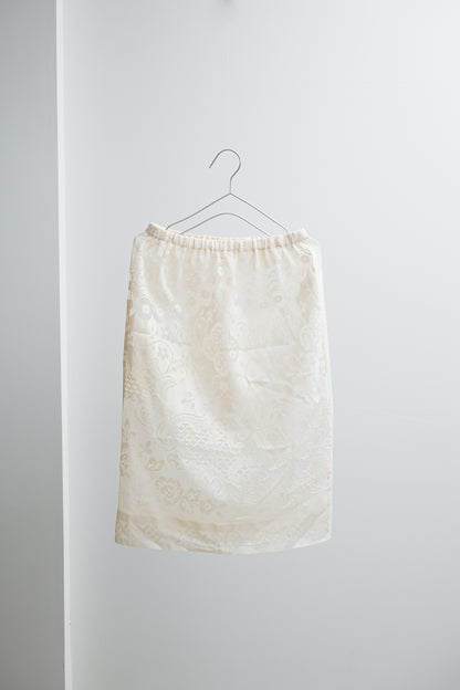LACE SKIRT CREAM 1