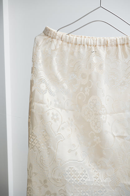 LACE SKIRT CREAM 1