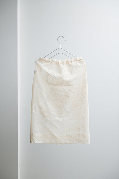 LACE SKIRT CREAM 1