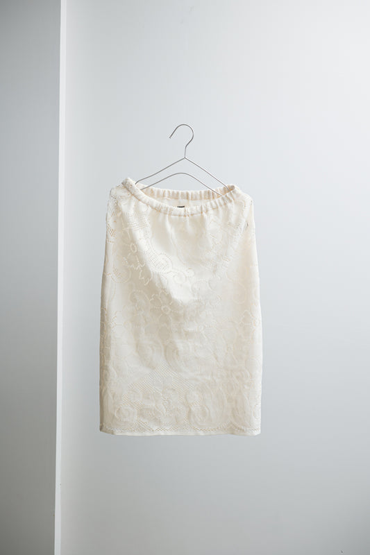 LACE SKIRT CREAM 2