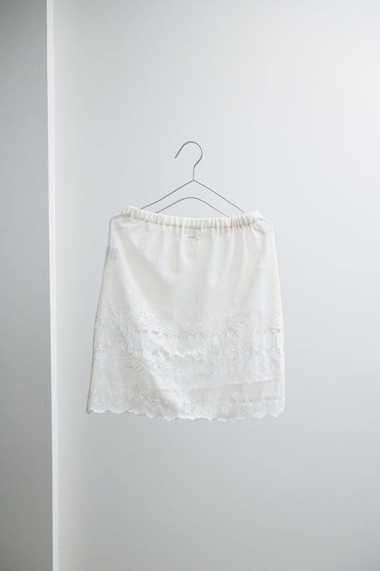 LACE SKIRT CREAM 3