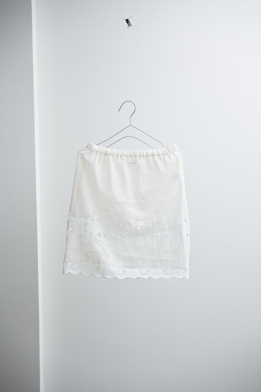 LACE SKIRT CREAM 4