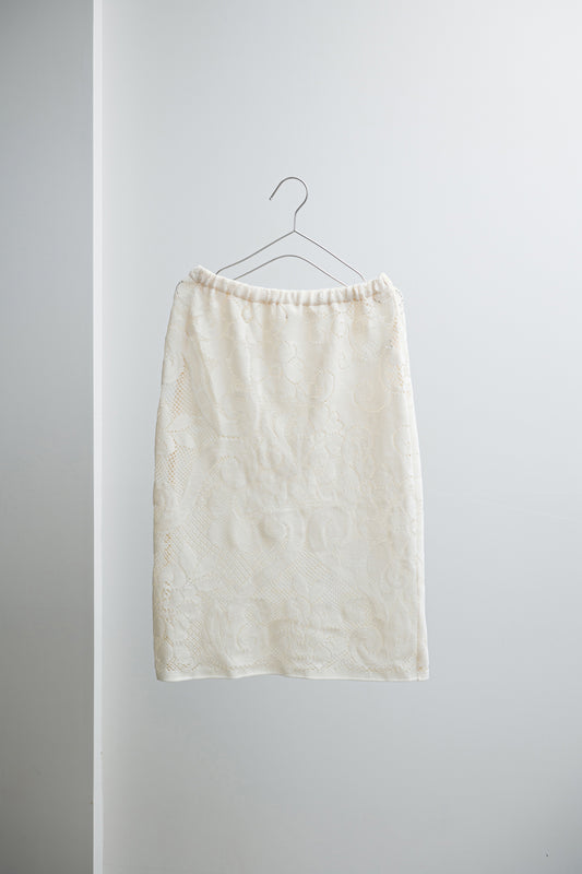 LACE SKIRT CREAM 5