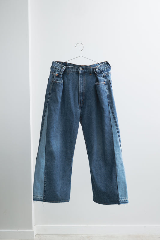 MULTI FIT WIDE DENIM 27
