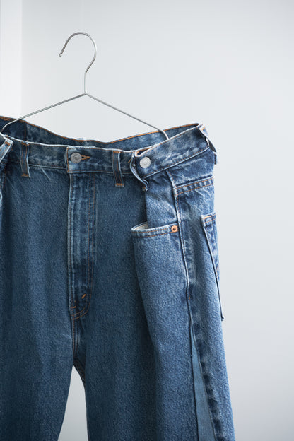 MULTI FIT WIDE DENIM 27