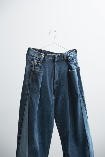 MULTI FIT WIDE DENIM 27