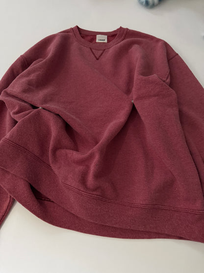 SNAP BUTTON BLEACH SWEAT-1