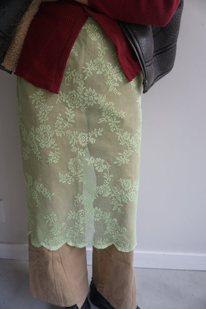 LACE SKIRT MELON-1