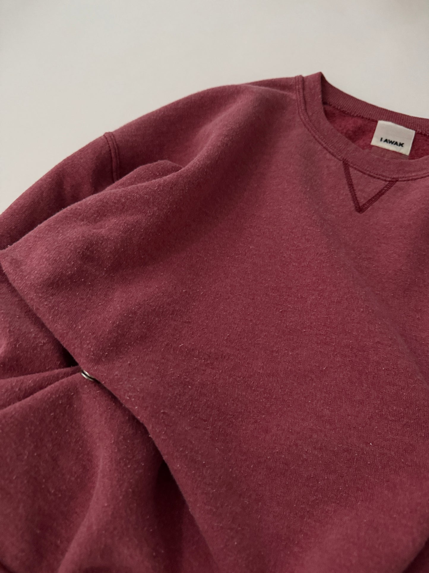 SNAP BUTTON BLEACH SWEAT-1