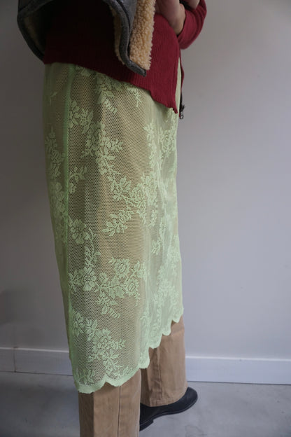 LACE SKIRT MELON-1