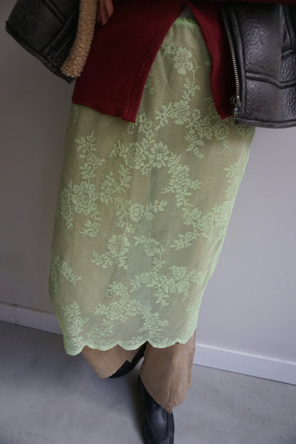 LACE SKIRT MELON-1