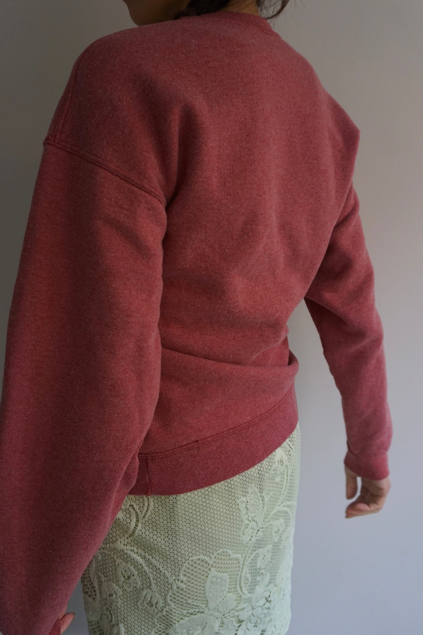 SNAP BUTTON BLEACH SWEAT-2