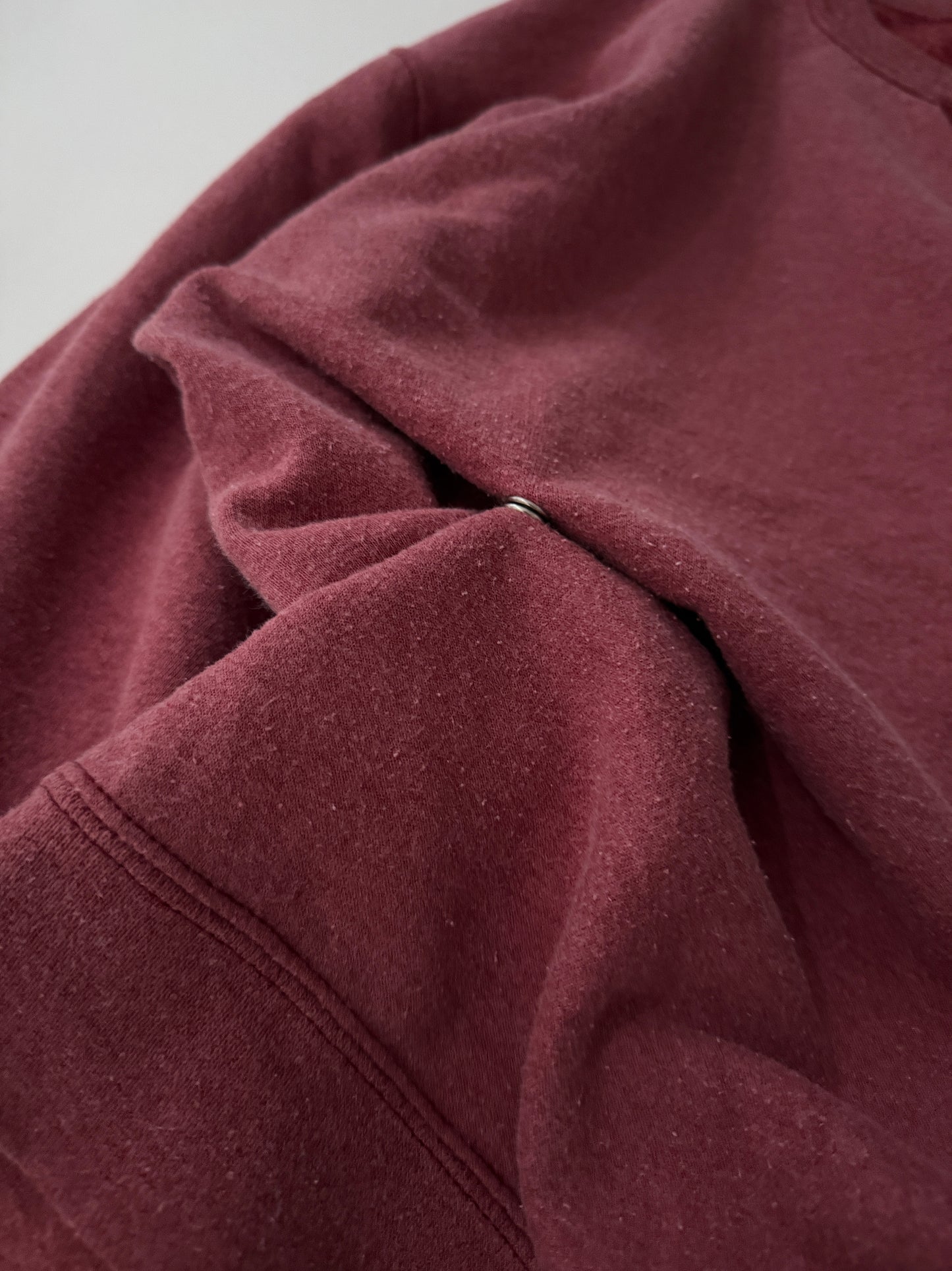 SNAP BUTTON BLEACH SWEAT-1