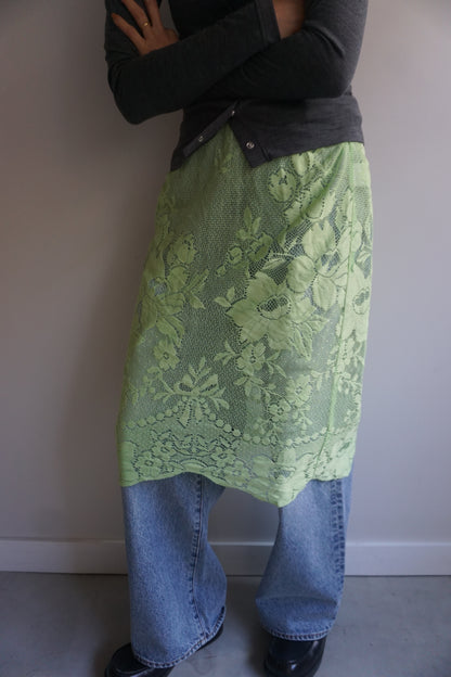LACE SKIRT MELON-2