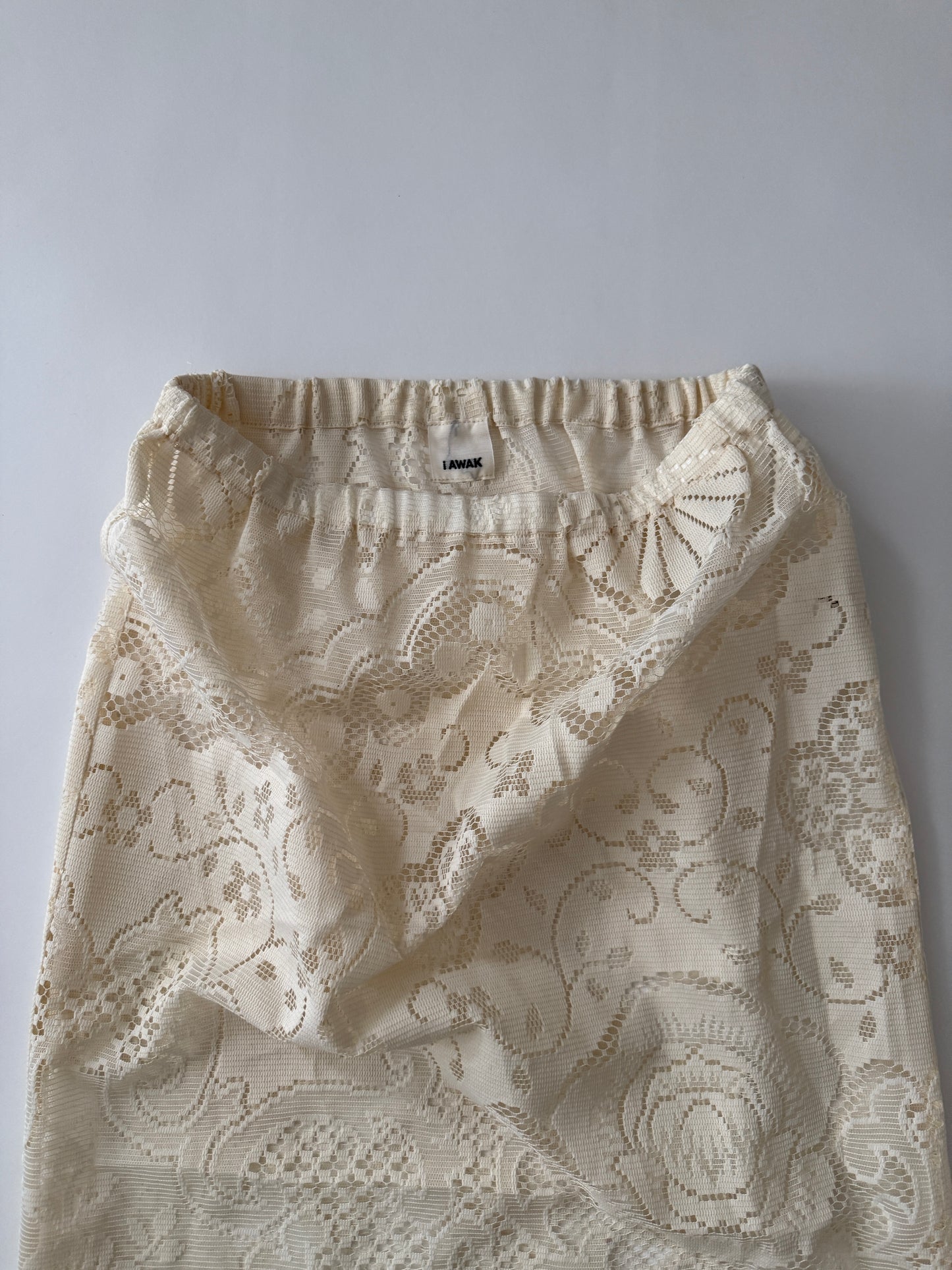 LACE SKIRT CREAM-4