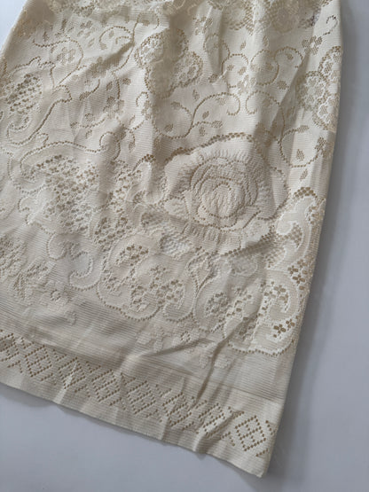 LACE SKIRT CREAM-4