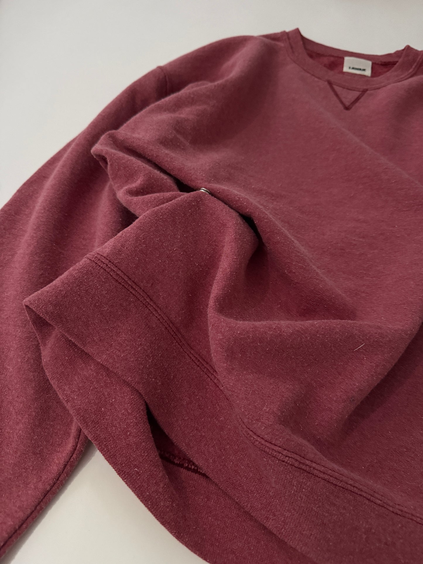 SNAP BUTTON BLEACH SWEAT-1