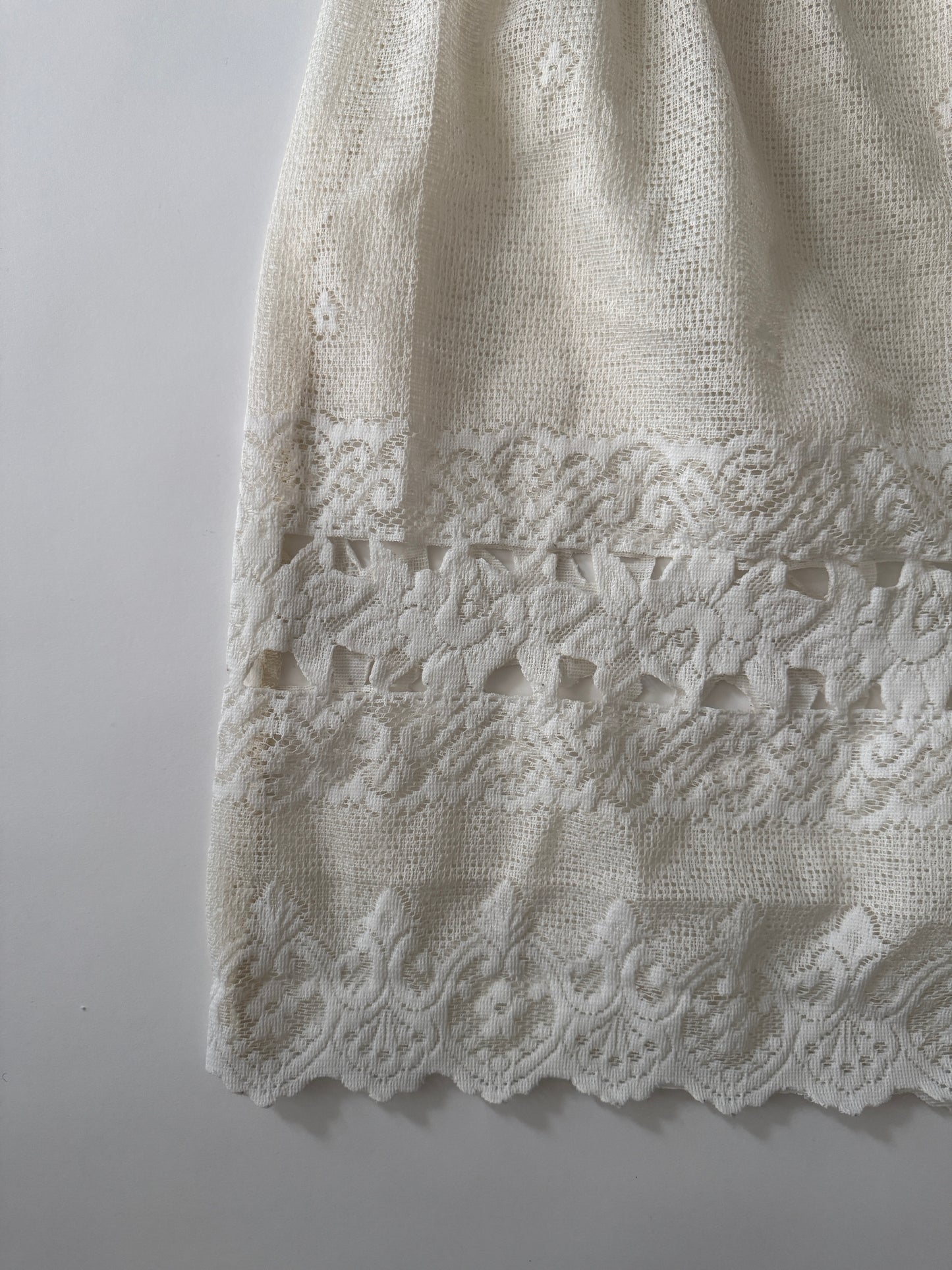 LACE SKIRT CREAM-1