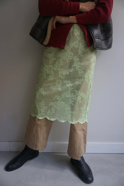 LACE SKIRT MELON-1