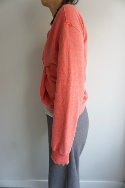 SNAP BUTTON BLEACH SWEAT-10