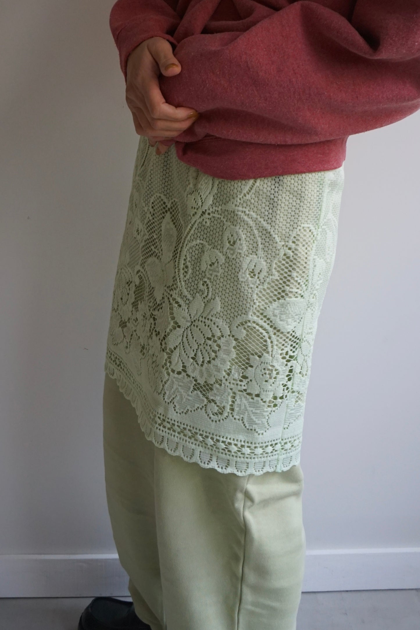 LACE SKIRT MELON-3