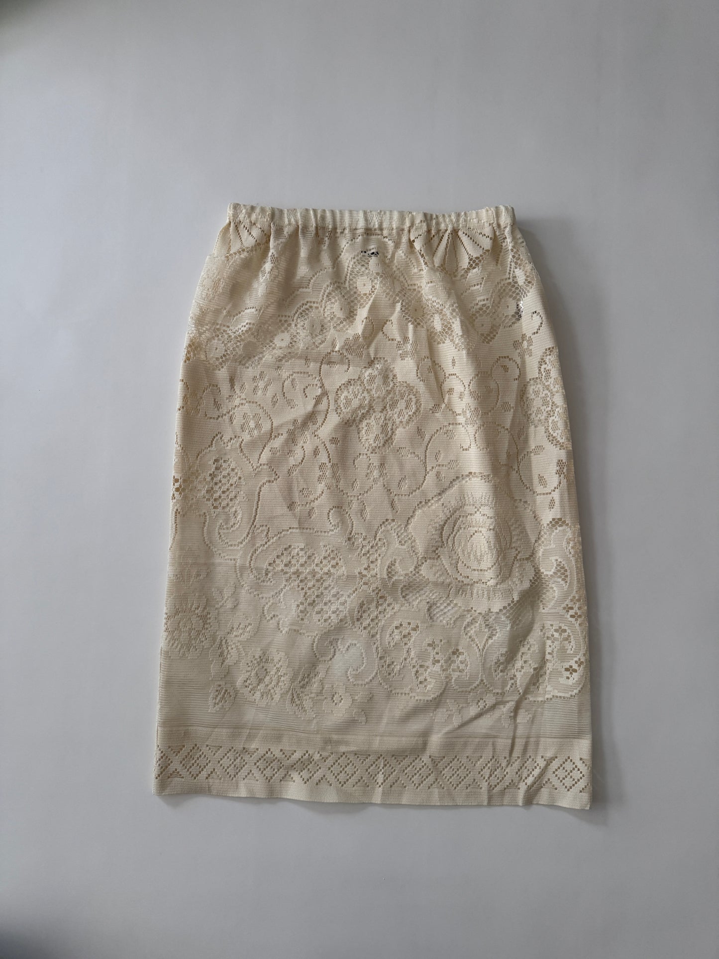 LACE SKIRT CREAM-4
