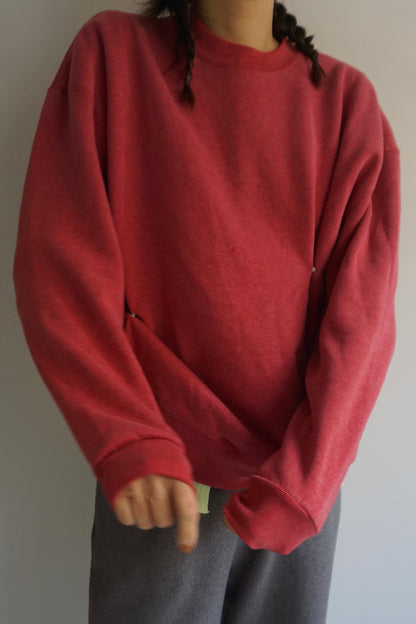 SNAP BUTTON BLEACH SWEAT-9