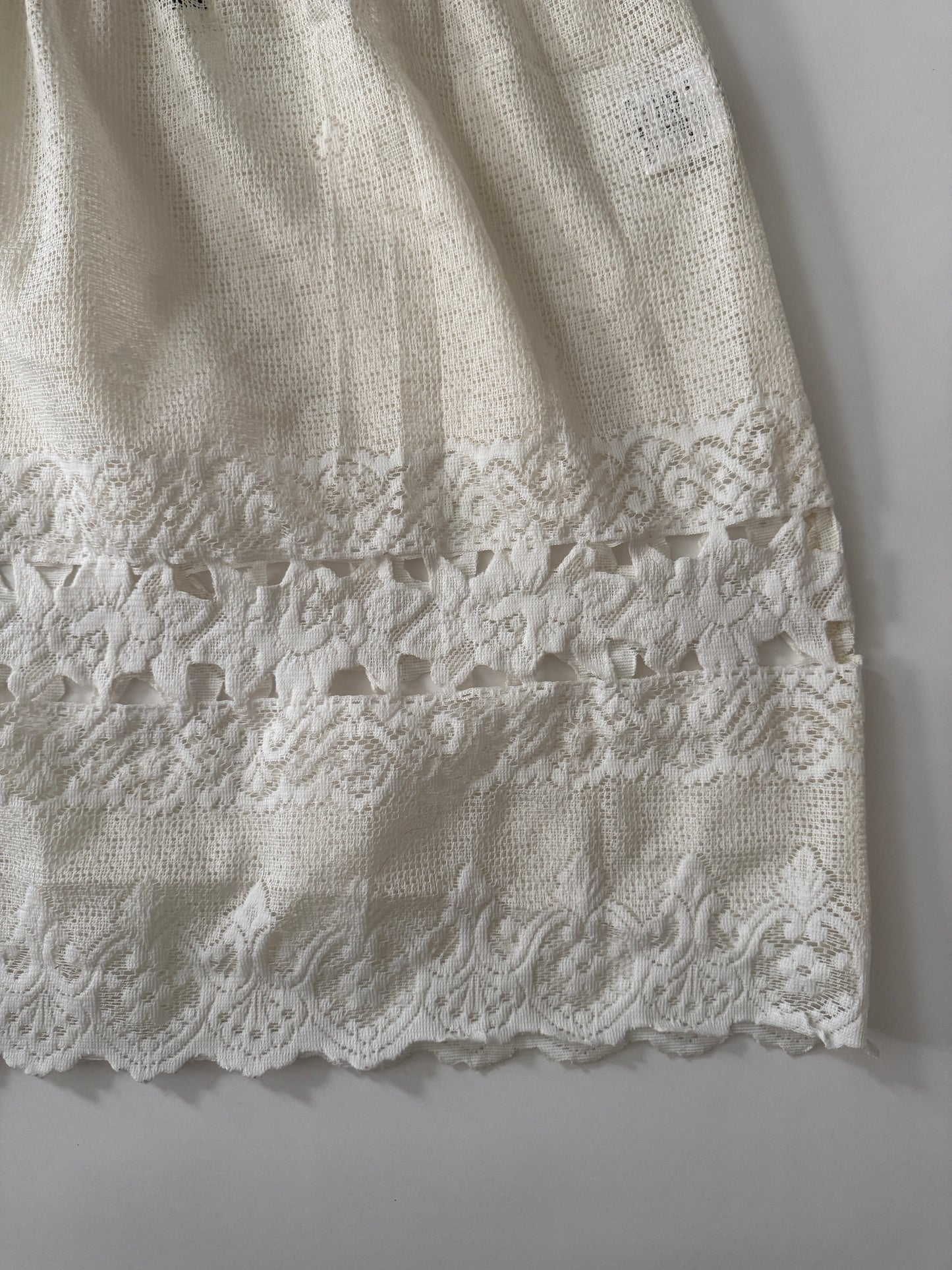 LACE SKIRT CREAM-1
