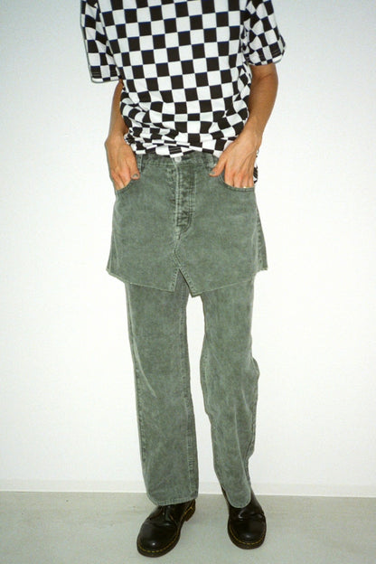 PETAL GREEN CORDUROY
